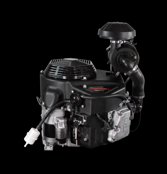 Kawasaki FX541V-FS00-S 15HP V-Twin Vertical Shaft Engine Electric Start, General View. 