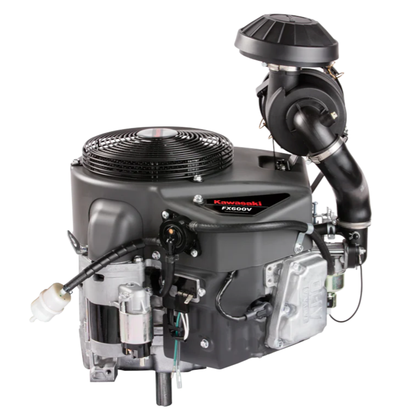 Kawasaki FX600V-FS01-S 19HP V-Twin Vertical Shaft Engine Electric Start, General View. 