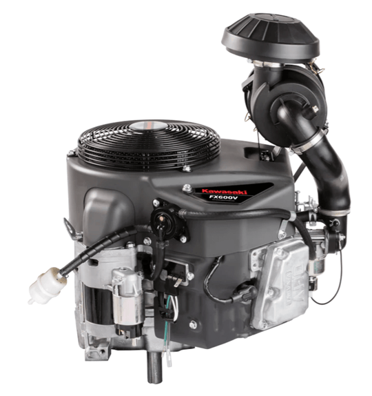 Kawasaki FX600V-FS01-S 19HP V-Twin Vertical Shaft Engine Electric Start, General View. 