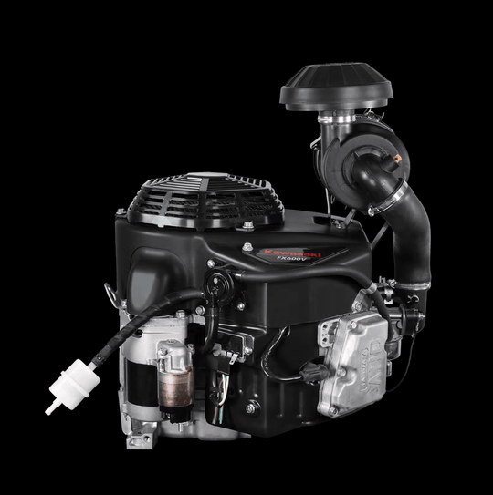 Kawasaki FX600V-GS05-S 19HP V-Twin Vertical Shaft Engine Electric Start, General View.