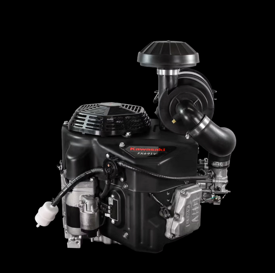 Kawasaki FX691V-ES24-S 22HP V-Twin Vertical Shaft Engine Electric Start, General View. 