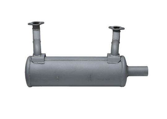 Kawasaki Genuine Part 49070-0879 MUFFLER-COMP, Front View. 