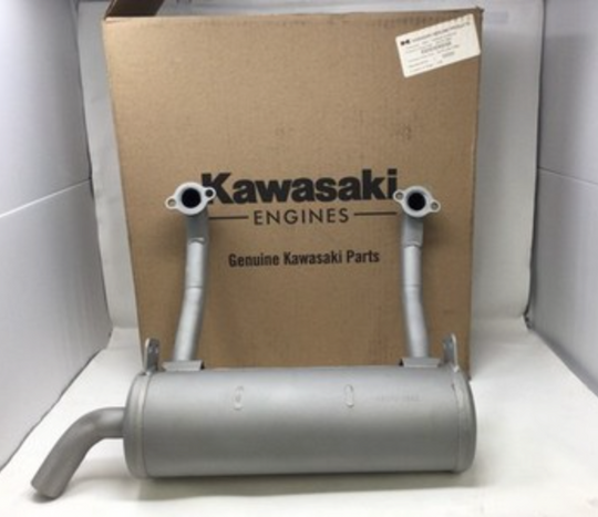 Kawasaki Genuine Part 49070-0880 MUFFLER-COMP, General View. 
