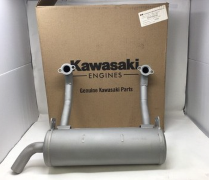 Kawasaki Genuine Part 49070-0880 MUFFLER-COMP, General View. 