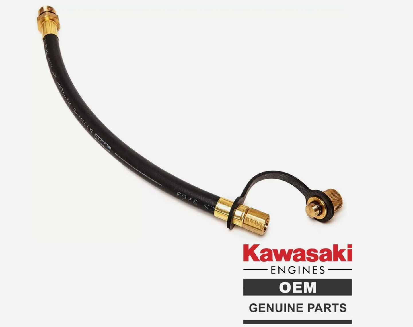 Kawasaki Genuine Part 51044-0902 FLEX DRAIN HOSE, General View. 