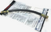 Kawasaki Genuine Part 51044-0902 FLEX DRAIN HOSE, Side View. 