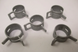 Kawasaki Genuine Part 92173-1582 CLAMP 11.8MM Pack of 5, Reference View. 