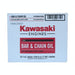 Kawasaki Genuine Part 99969-6506A OIL: BAR & CHAIN 1GL Pack of 3 front box packaging picture.