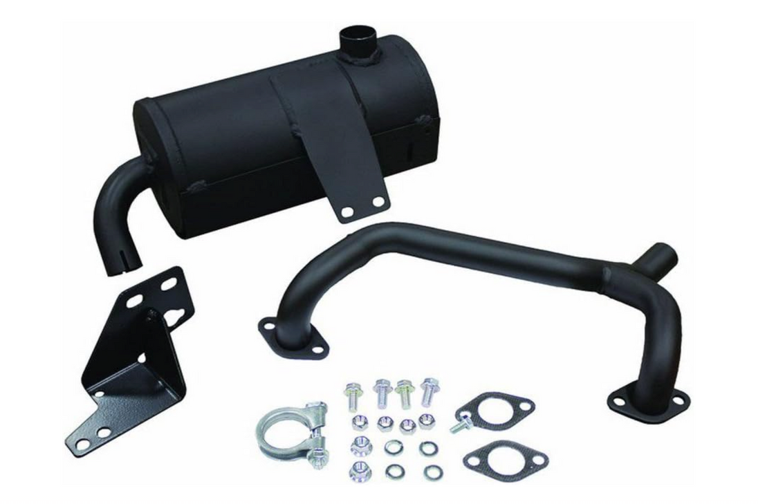 Kawasaki Genuine Part 99999-0414 KIT MUFFLER, General View. 