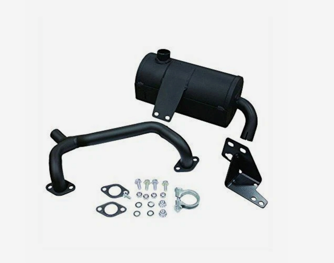 Kawasaki Genuine Part 99999-0415 KIT MUFFLER, General View. 