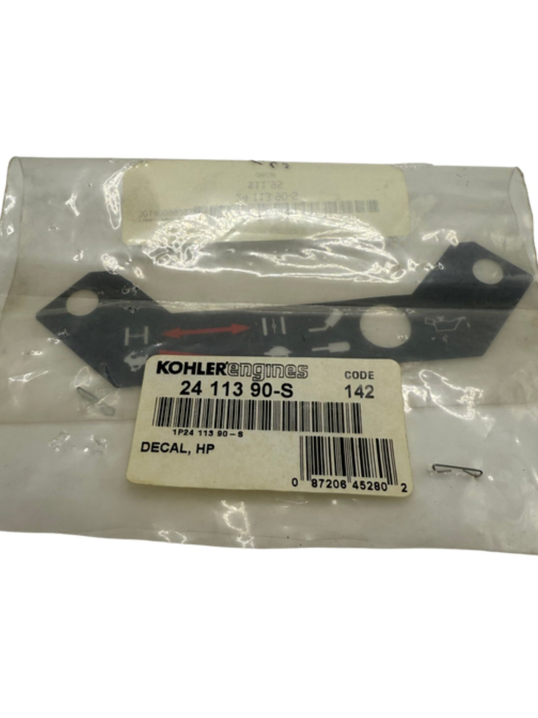 Kohler Engines 24 Decal, HP 113 90-S Image 3