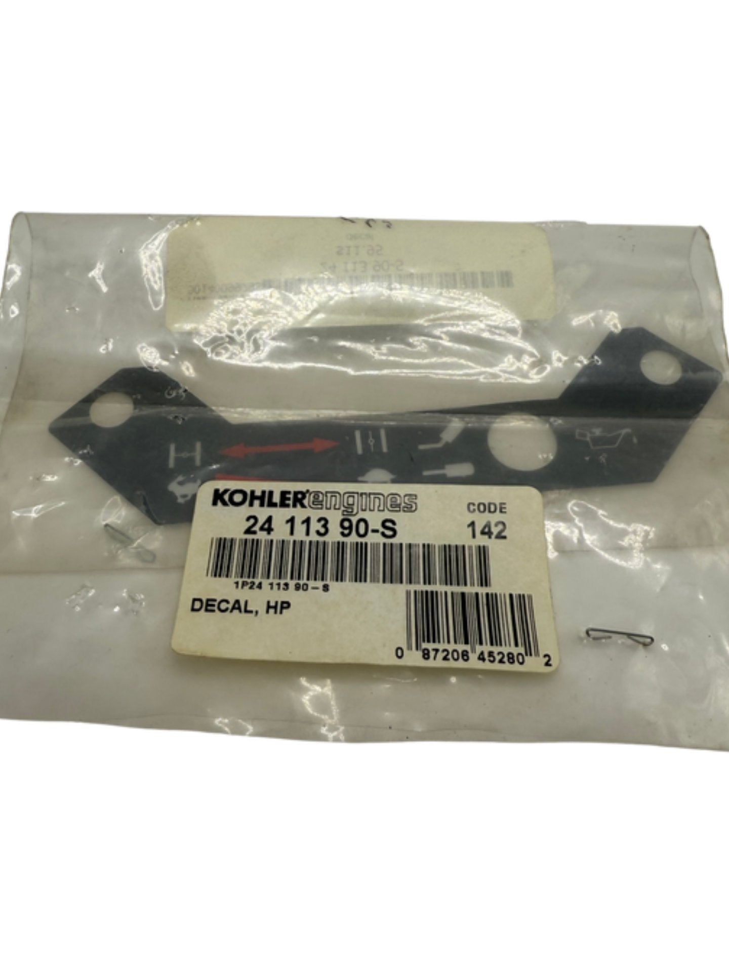 Kohler Engines 24 Decal, HP 113 90-S Image 3