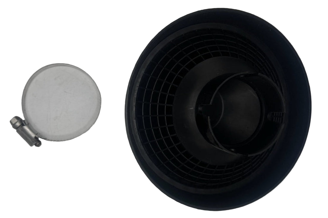 Kohler Genuine Part 25 324 04-S HOOD, INLET bottom straight picture with clamp 