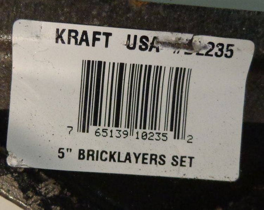 Kraft Tool BL235 5" Bricklayers Set - set of 2 - SLE Equipment - 3