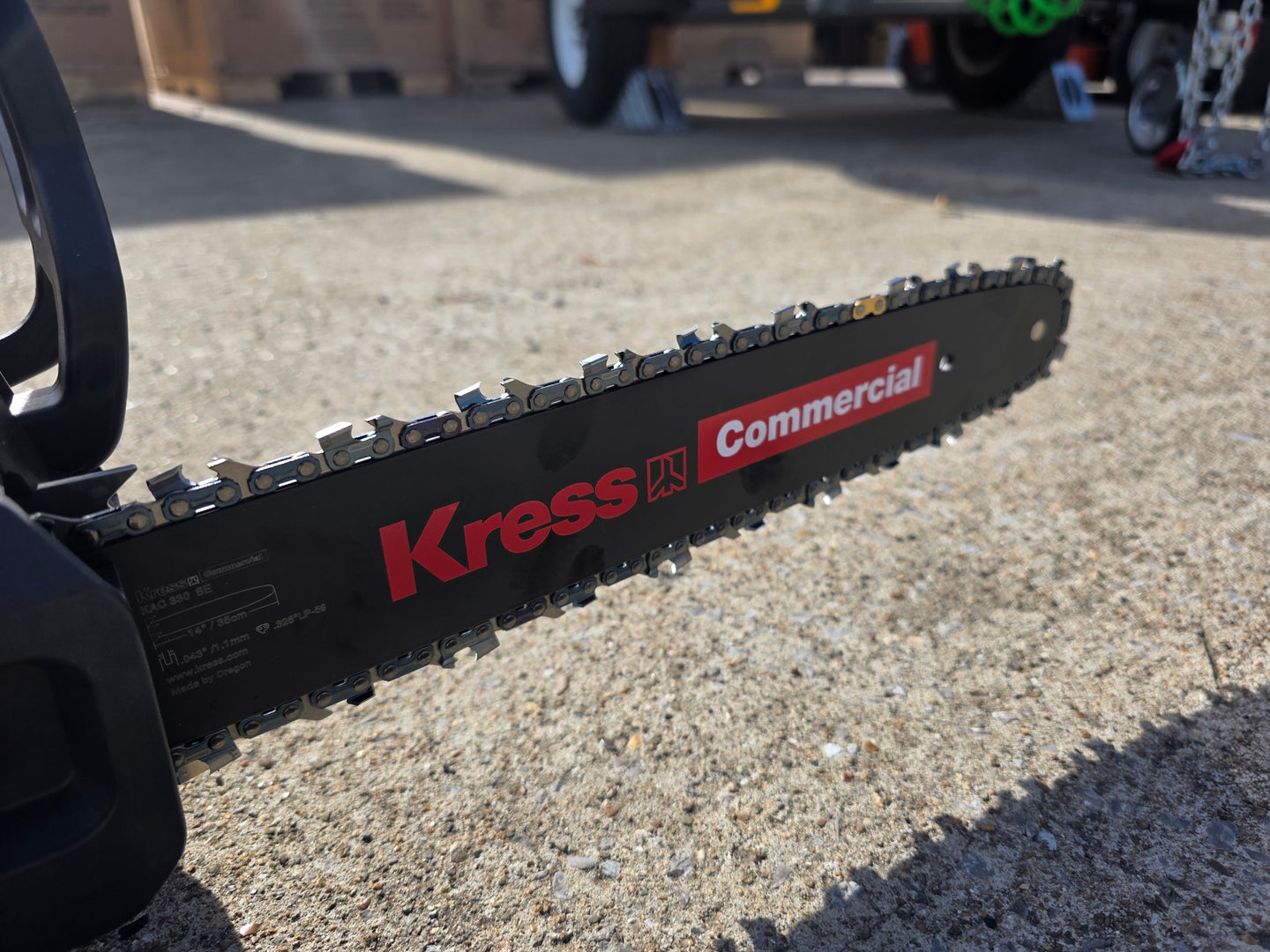 Kress KC320.9 Commercial-Grade 60V 14" Top Handle Chainsaw (Tool Only) chain view picture 