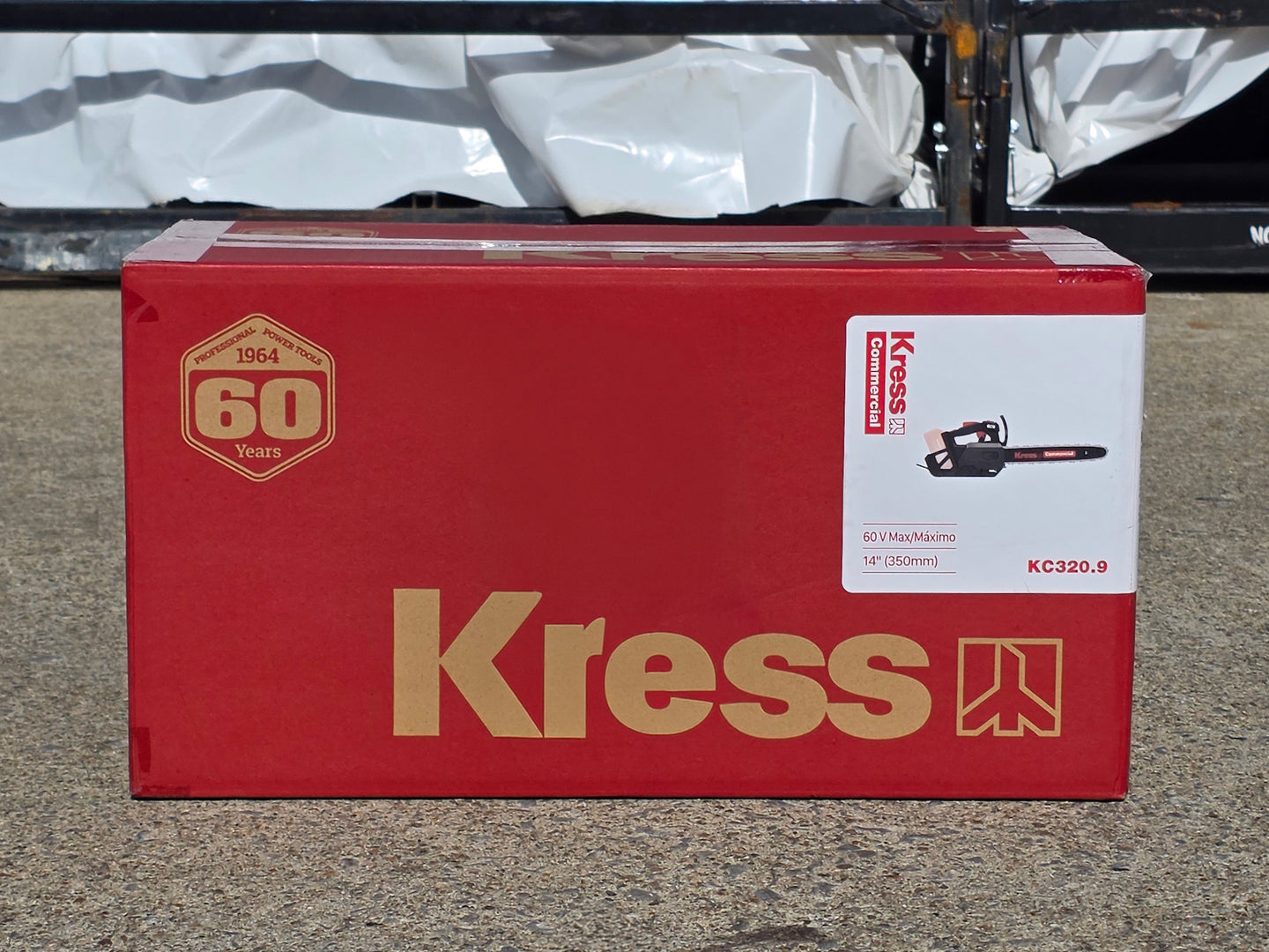 Kress KC320.9 Commercial-Grade 60V 14" Top Handle Chainsaw (Tool Only) front box view picture 