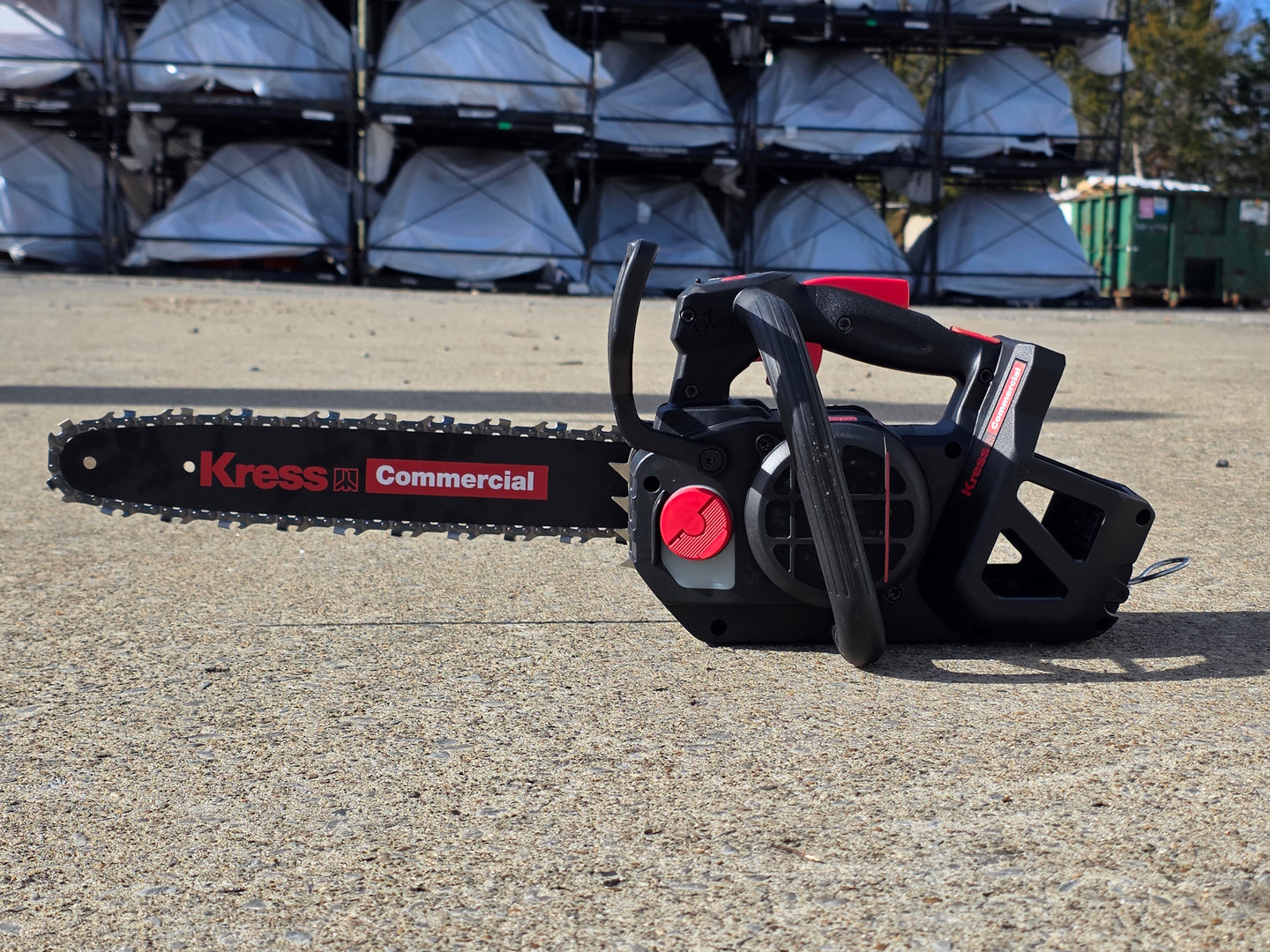 Kress KC320.9 Commercial-Grade 60V 14" Top Handle Chainsaw (Tool Only) right side view picture 
