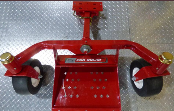 LandShark PS2B-1038-2 Black, Pro-Sulky.-- Top-Down View