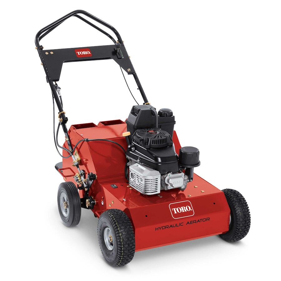 Toro 33515 21" Hydraulic Walk Behind Aerator Front Right