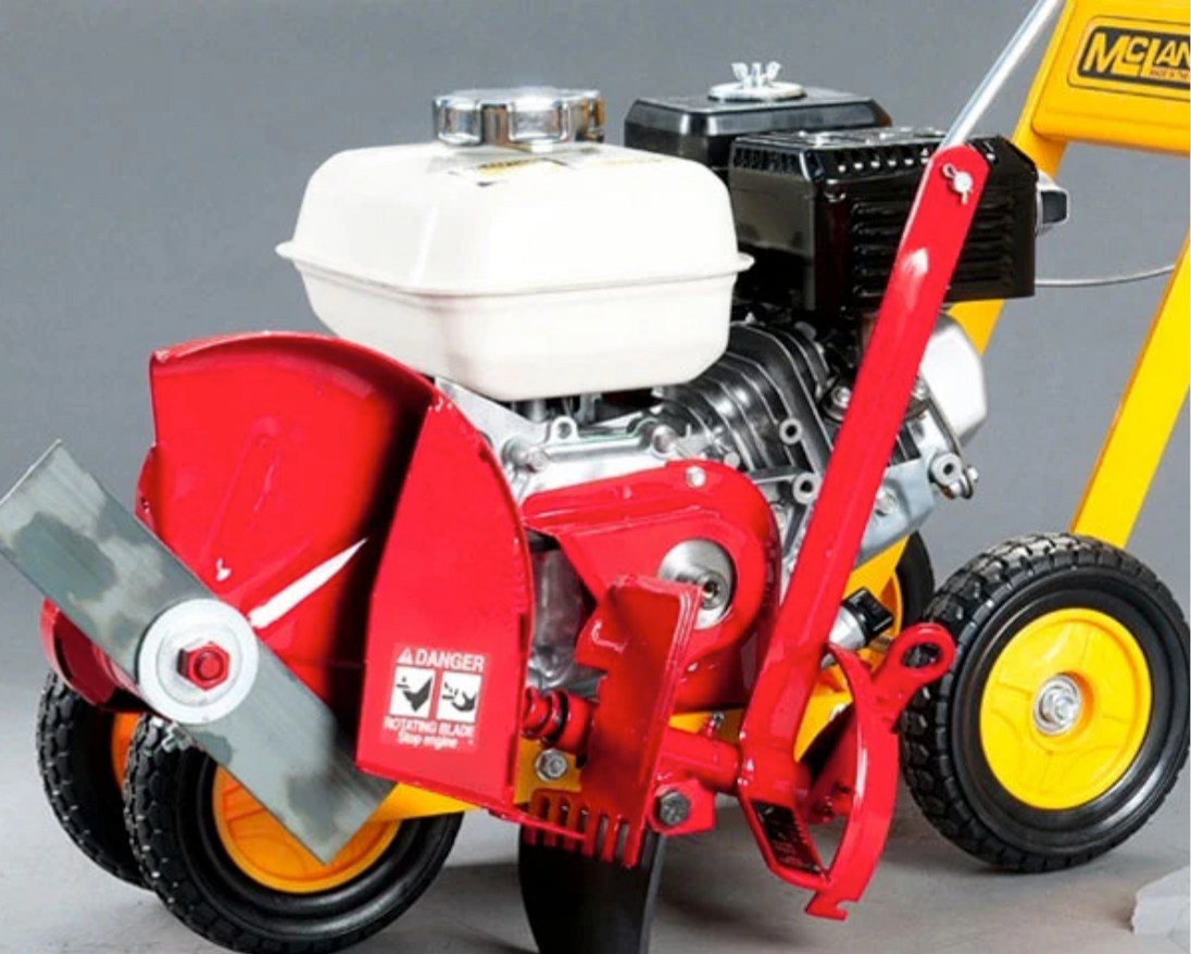 MacLane 4G-7-S 4-7 Steel Wheels,4HP OHV Honda Engine,Side View.