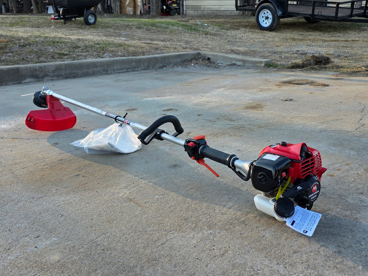 Maruyama B230L String Trimmer Straight Shaft  22.5cc back left angled view picture 