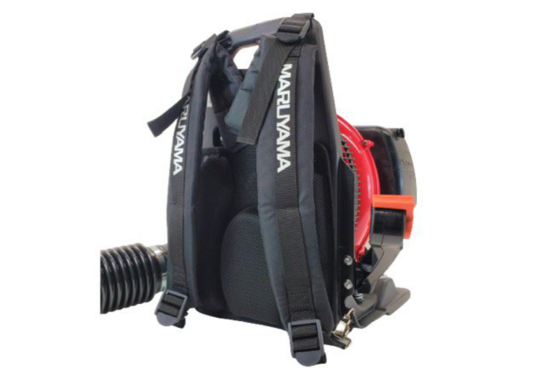 Maruyama BL70-HA Backpack Blower-Hip Assist Throttle,Side View.