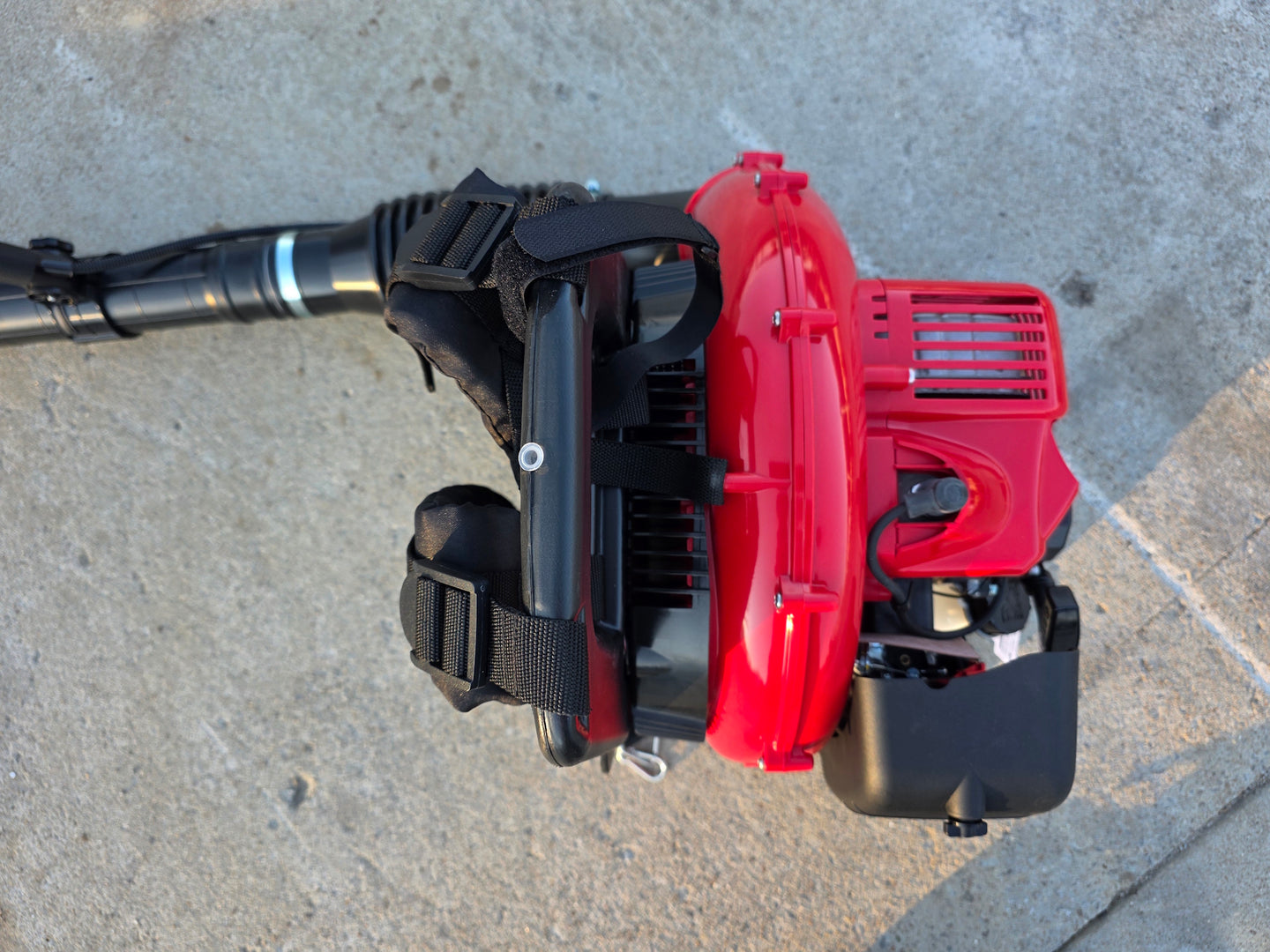 Maruyama BL70-SP Backpack Leaf Blower Pistole Throttle top view picture 