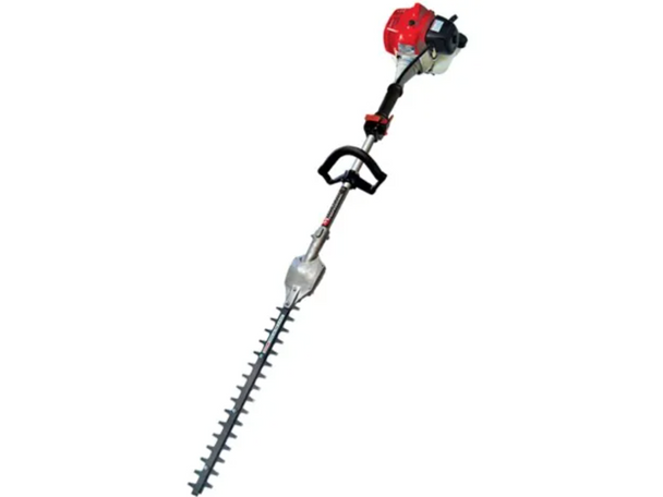 Maruyama EH230D Extended Reach Hedgertrimmer -Fixed 20" blade -22.5cc,Front View.