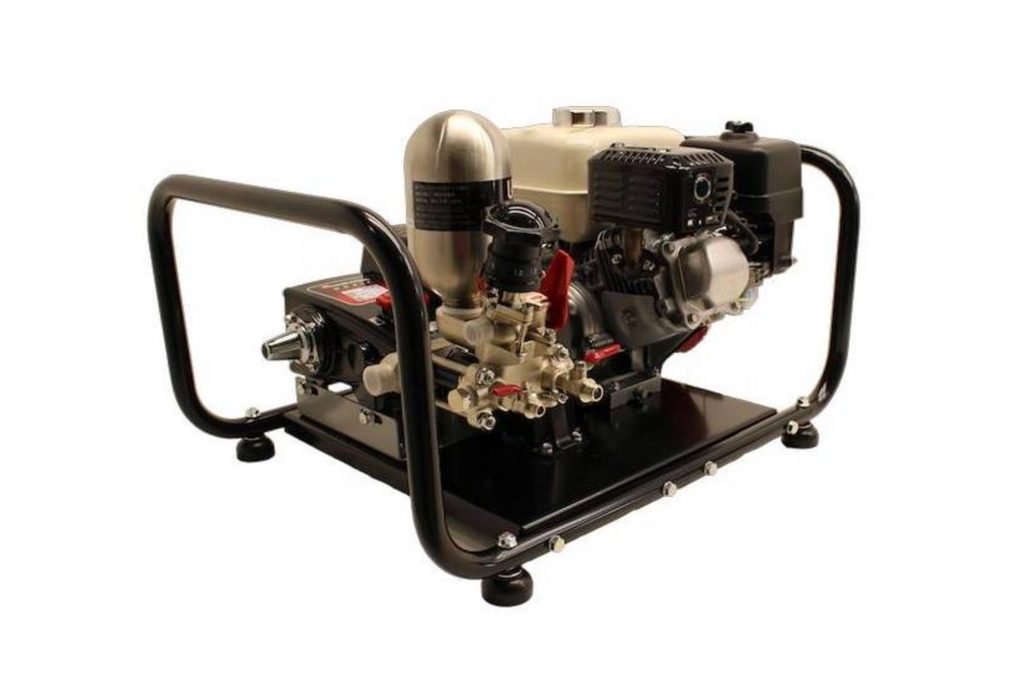 Maruyama MS333ECH MS333 Belt Driven Pump & GX 160 Honda Engine, Side View.