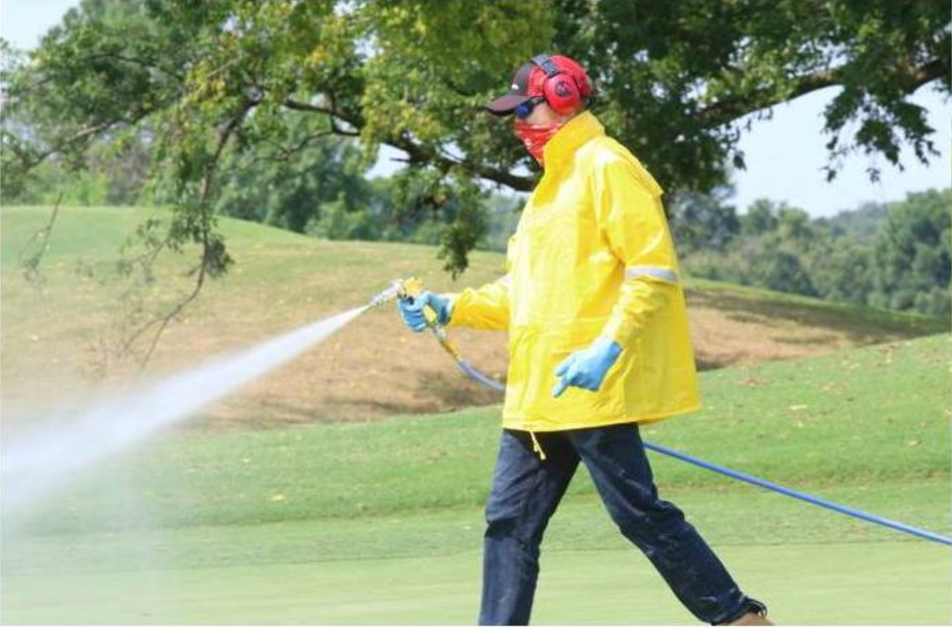 Maruyama MS417 Belt Drive Pump, Side View. 