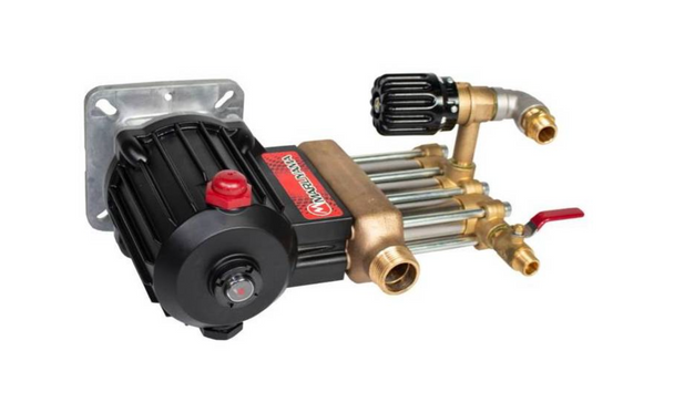 Maruyama MS417 Belt Drive Pump, Front View. 