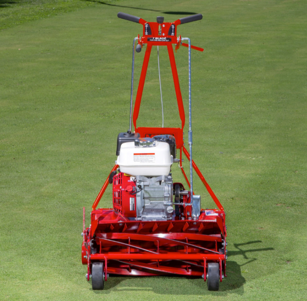 McLane 20-4G-7 20" Self-Propelled Reel Mower 7B 4HP Honda,Front View. 