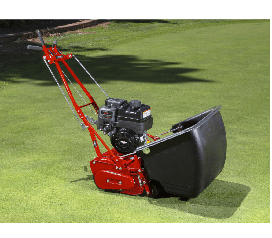 McLane 20-5.50GT-7-GR 20" Self Propelled, 7 Blade, 5.5GT Briggs & Straton Engine,Side View .