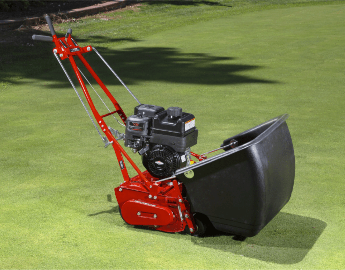 McLane 20-5.50GT-7 Front Throw Reel Mower 20" Self-Propelled 7B B&S,Side View. 