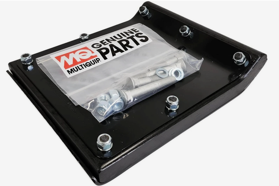 Mulquipt KIT8511S Kit incl: Shoe  Washers  Nuts  Bolts, Overhead View.