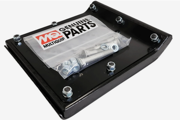 Mulquipt KIT8511S Kit incl: Shoe  Washers  Nuts  Bolts, Overhead View.