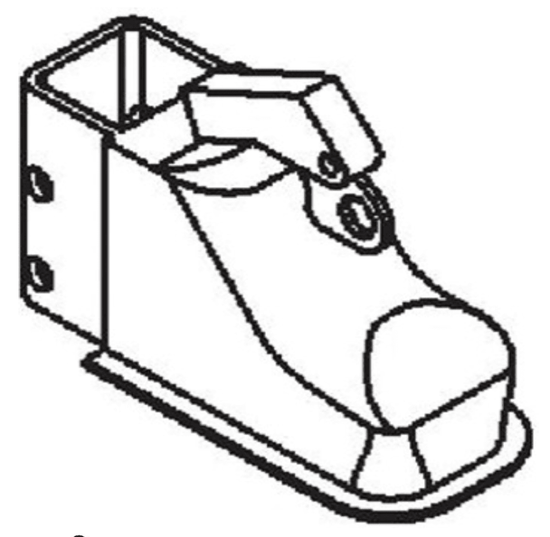 Multiquip 29228 2" Mikasa's Coupler 10,000 lb,Part View. 