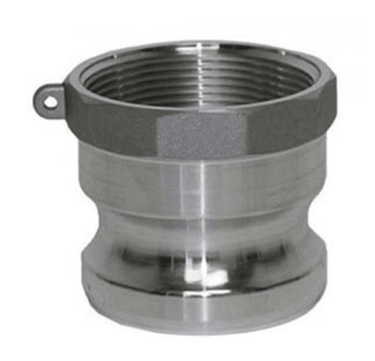Multiquip A300A 3" Aluminum Male Quick Connect, Reference View. 