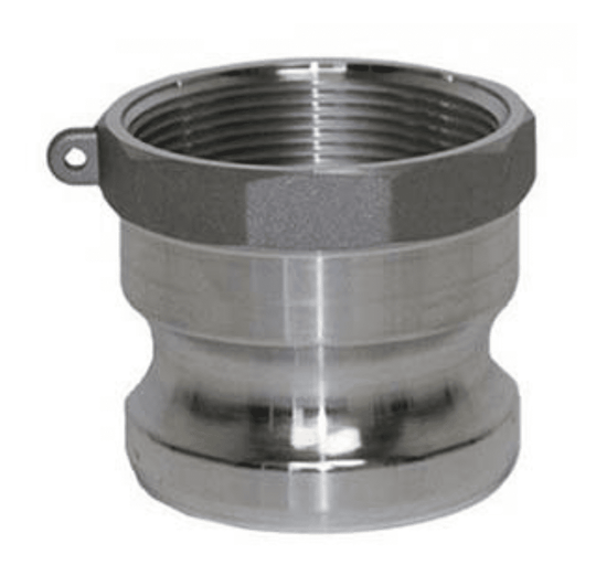 Multiquip A600A Coupler 6" Female Aluminum For MQ600, General View. 