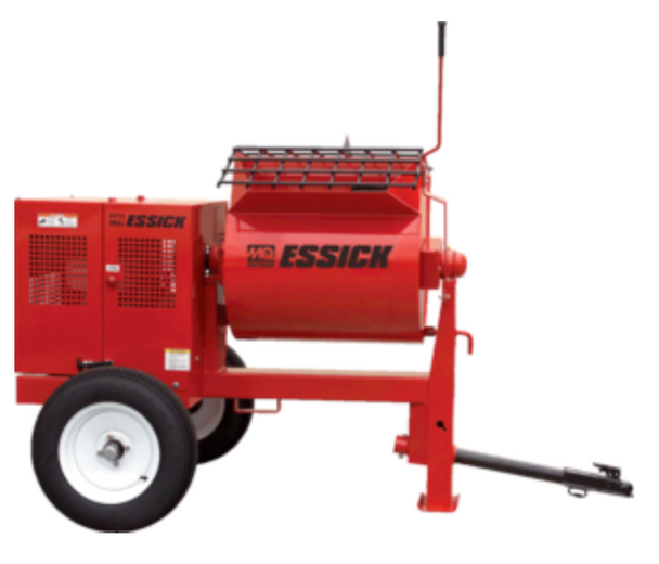 Multiquip EM70SLF Mixer-Mortar  7cf Steel  MPower 9hp Eng,Side View. 