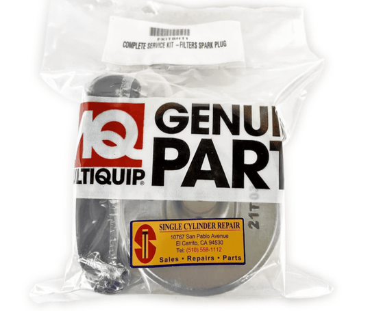 Multiquip FKITBH11 Kit incl: Oil Fuel Air Plus Spark Plug,Front View. 