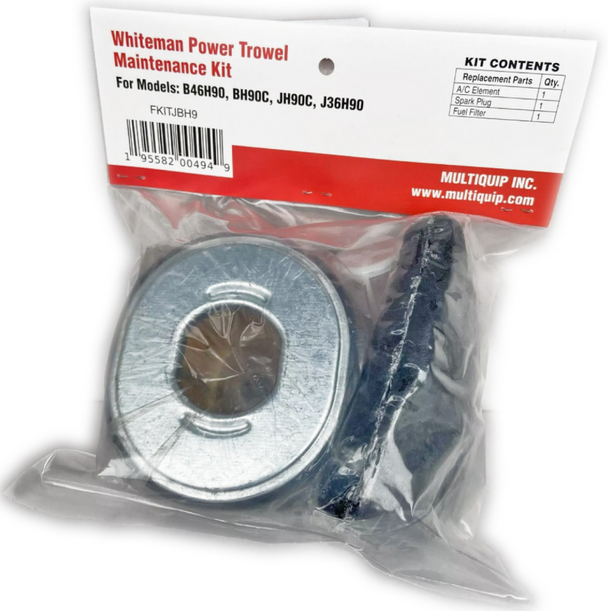 Multiquip FKITJBH9 COMPLETE SERVICE KIT -FILTERS SPARK PLUG,Back View. 