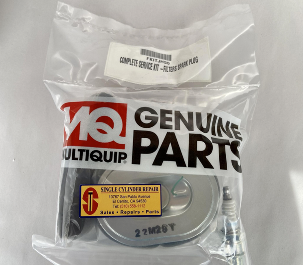 Multiquip FKITJH55 COMPLETE SERVICE KIT -FILTERS SPARK PLUG,Reference View.