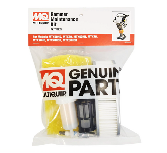 Multiquip FKITMTX1 Kit incl: Air  Fuel  Plus Spark Plug,Front View. 