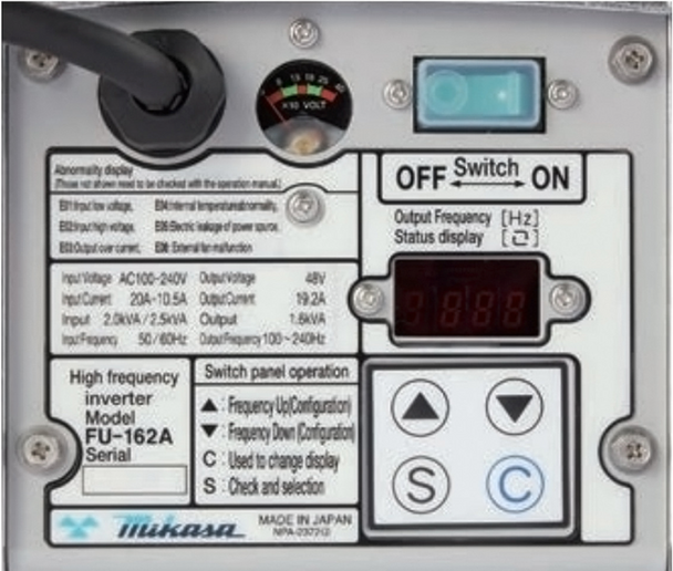 Multiquip FU162A Controller for FX30E/40G/50G/60E,Back View.