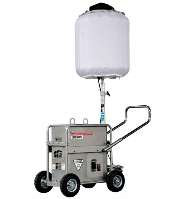 Multiquip GBX8B LED Balloon Light 800W LED, Koshin Powered, General View.