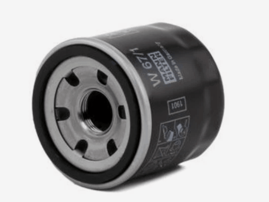 Multiquip Genuine Part 1-954075 ENGINE OIL FILTER, RX1575 250 HOURS,Front View.