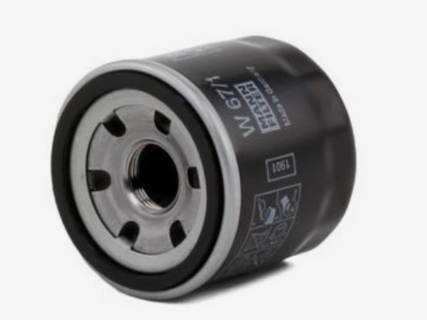 Multiquip Genuine Part 1-954075 ENGINE OIL FILTER, RX1575 250 HOURS,Front View.