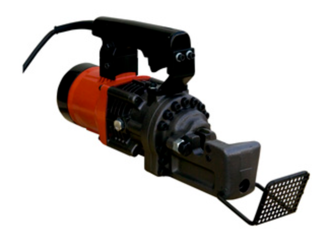 Multiquip HBC19B Rebar Cutter – Hand Held, 3/4 Inch, Grade 60, Front View. 
