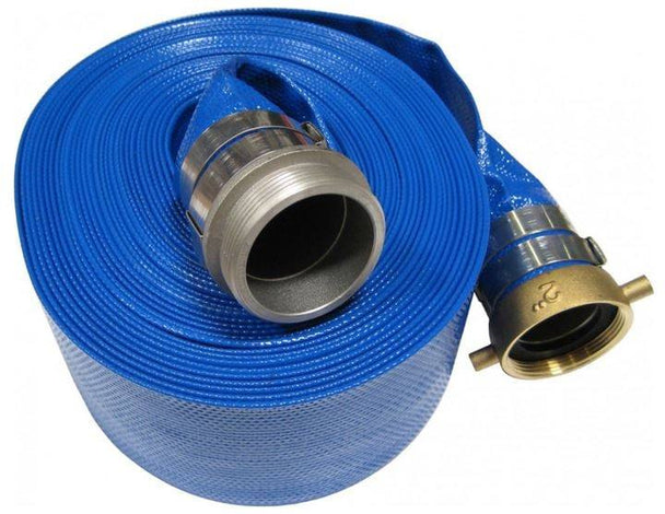 Multiquip HD1550 Discharge Hose - 1.5" x 50 Ft. NPT Couplers - SLE Equipment - 2